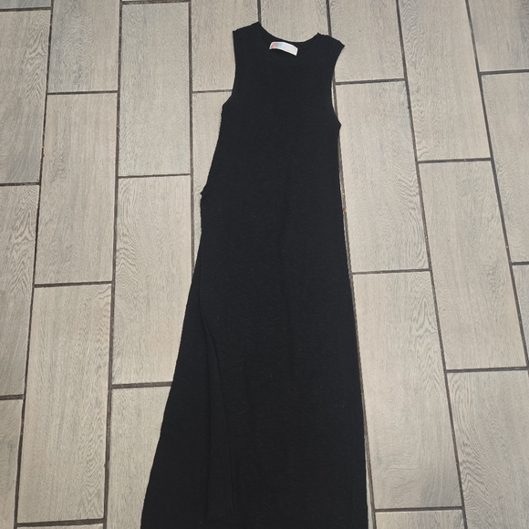Free People FP Beach Black Sleeveless Knit Maxi Dress Women’s Size Small - Picture 1 of 9